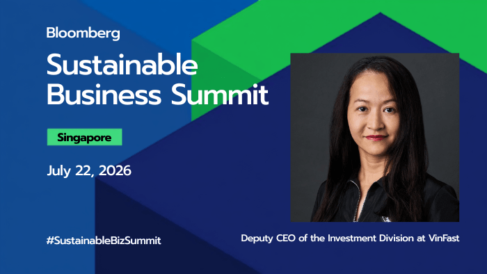 VinFast Deputy CEO on EV Growth Strategy - Bloomberg Sustainable Summit 2026