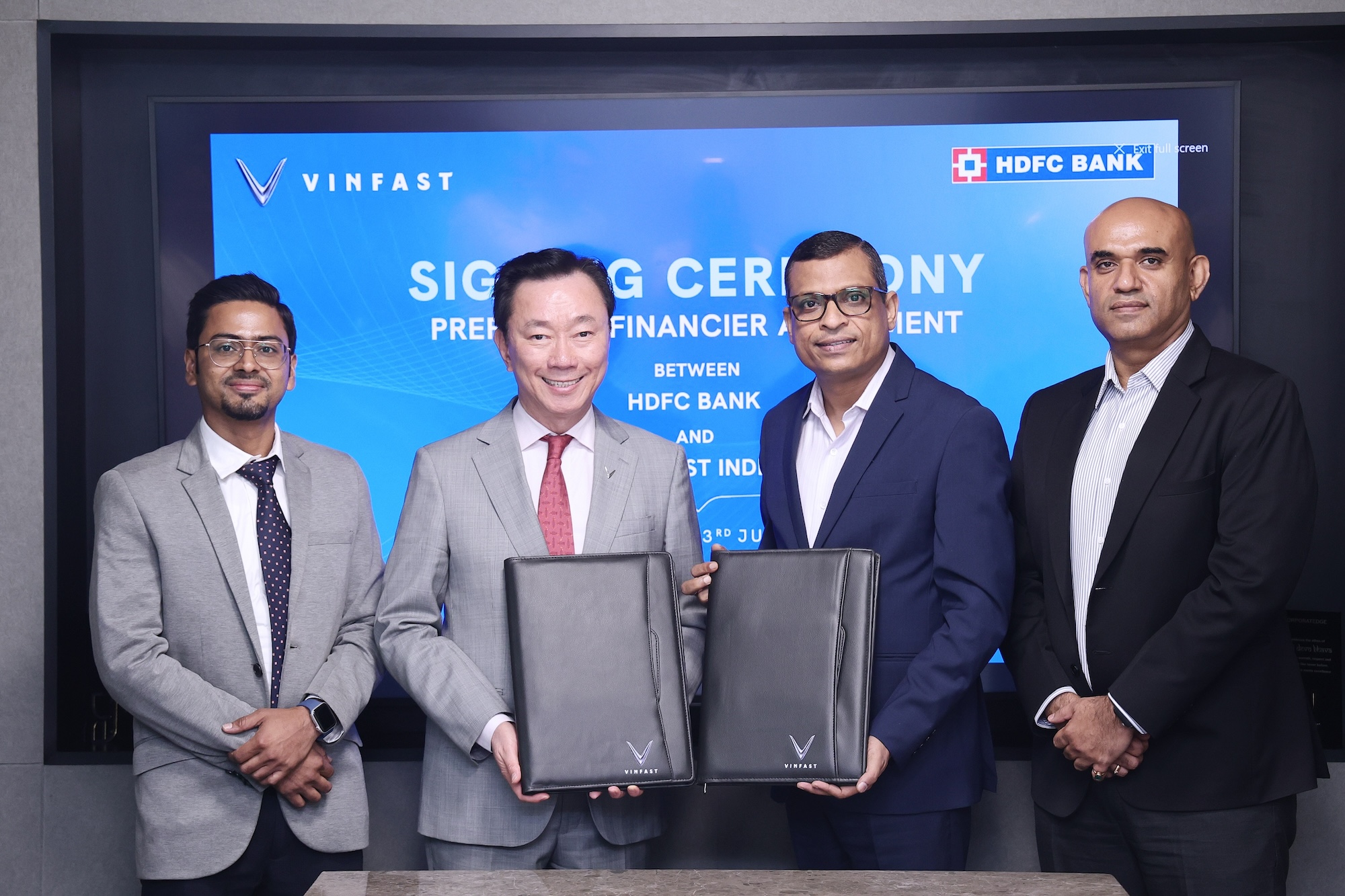 VinFast India Partners with HDFC Bank to Deliver Comprehensive EV Financing Solutions