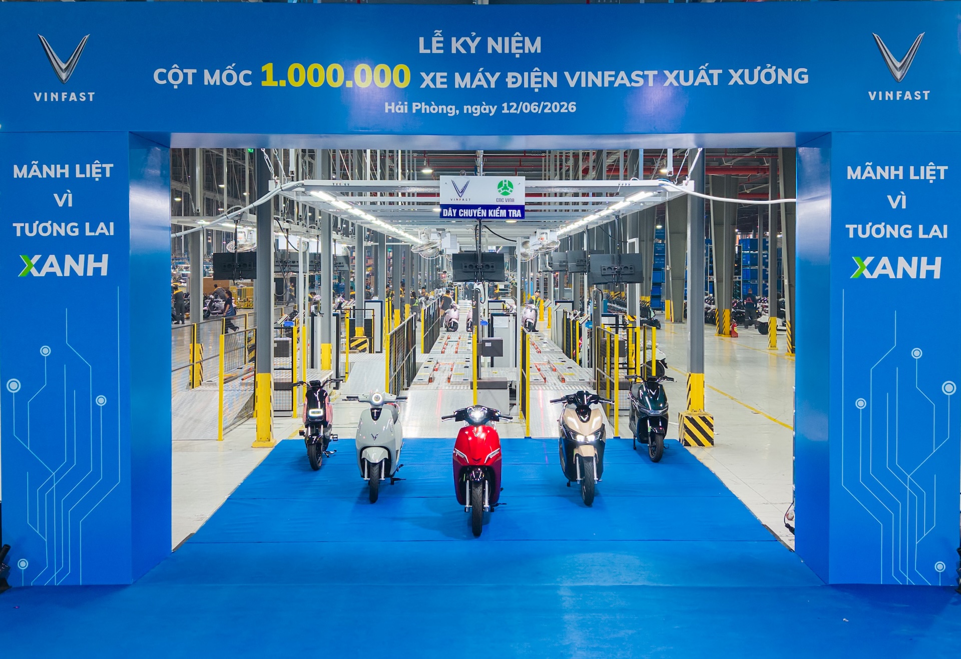 VINFAST ROLLS OUT ITS 1-MILLIONTH ELECTRIC SCOOTER