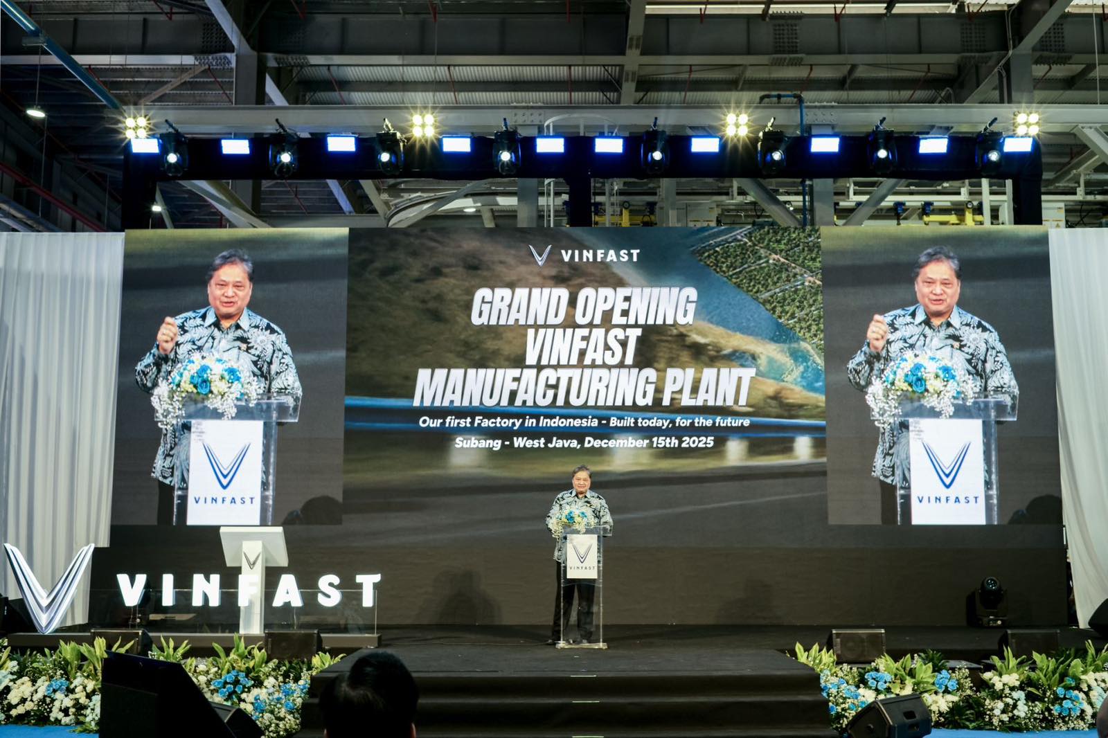 VinFast Officially Inaugurates Electric Vehicle Plant in Subang, Indonesia