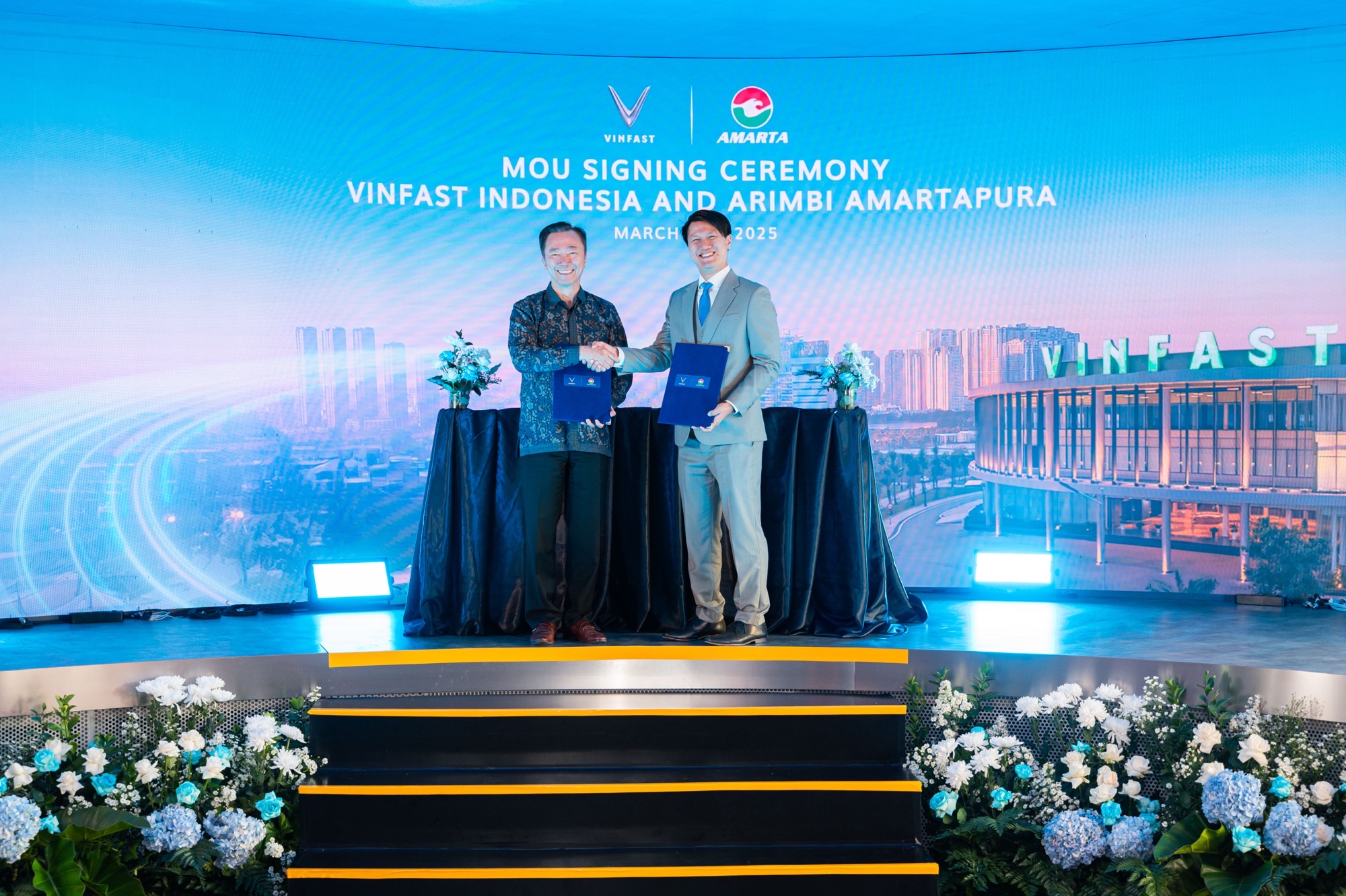 VinFast and PT Arimbi Amartapura Sign a Memorandum of Understanding to Develop 22 VinFast Stores in Indonesia