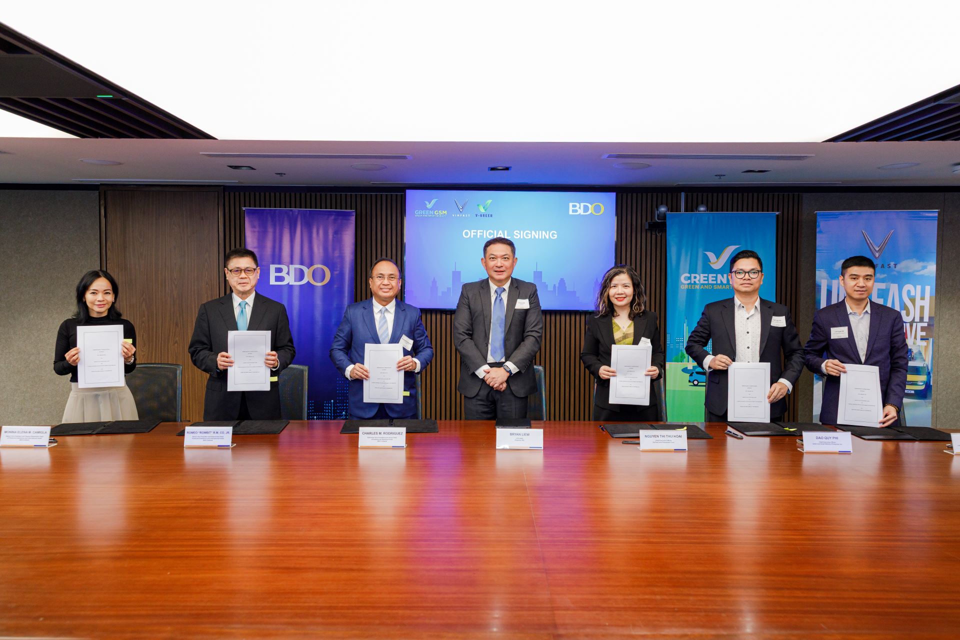VinFast Philippines, V-Green, and Green GSM Philippines Seal Strategic Partnership With BDO Unibank to Drive E-Mobility in the Philippines
