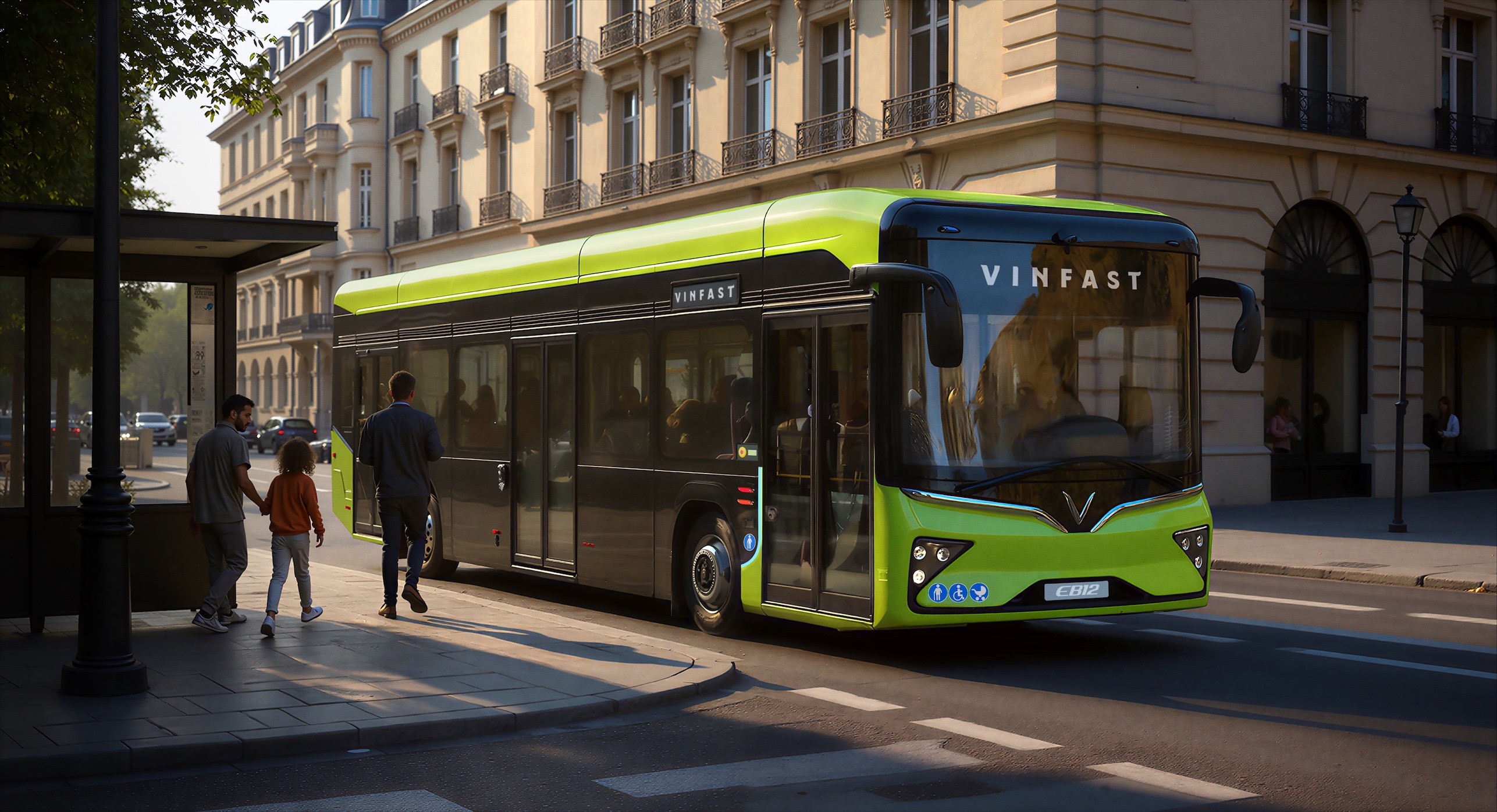 VinFast’s Advanced Electric Buses Debut in Europe, Its First International Market
