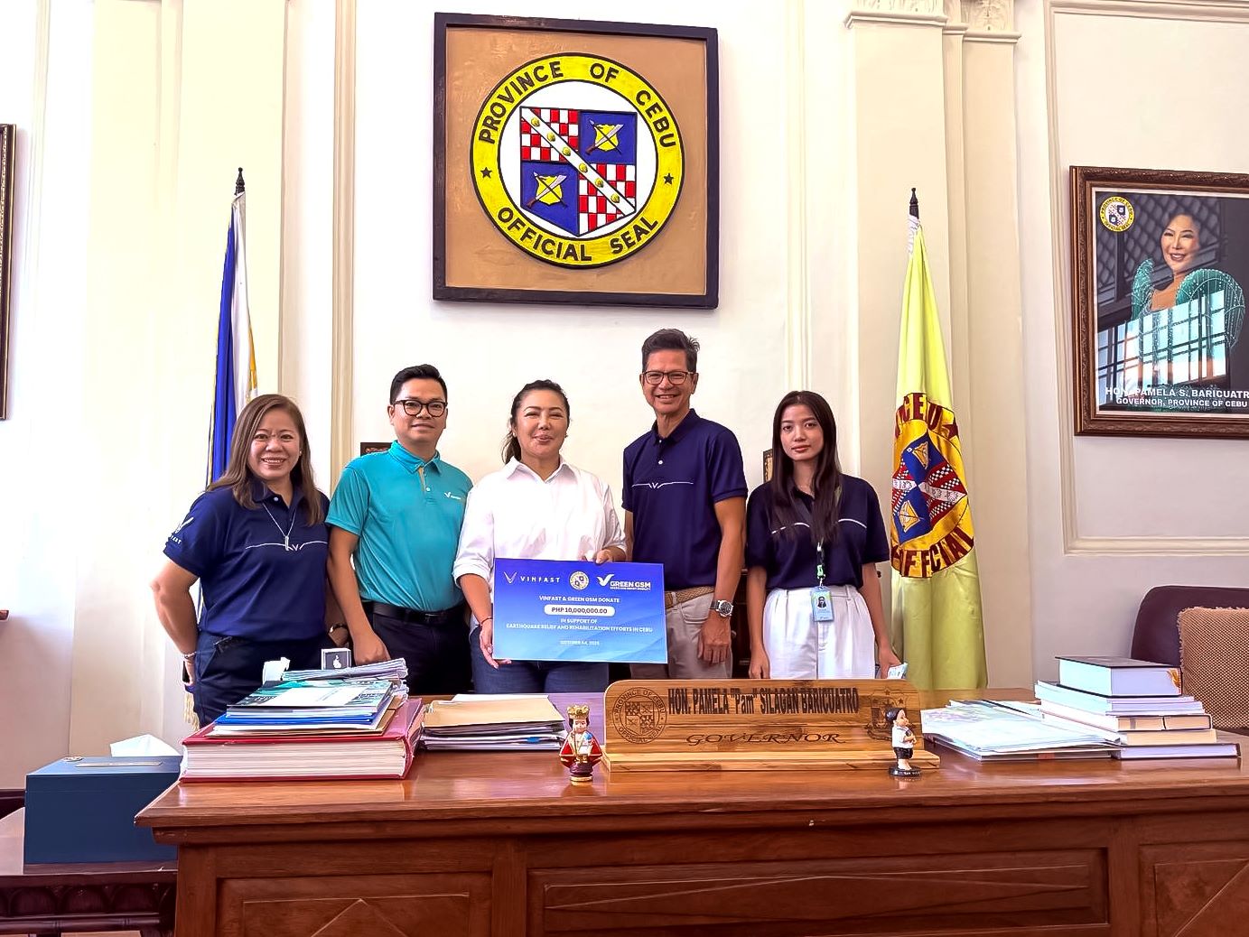 VinFast Philippines and Green GSM Provide Support to Cebu Residents After Earthquake