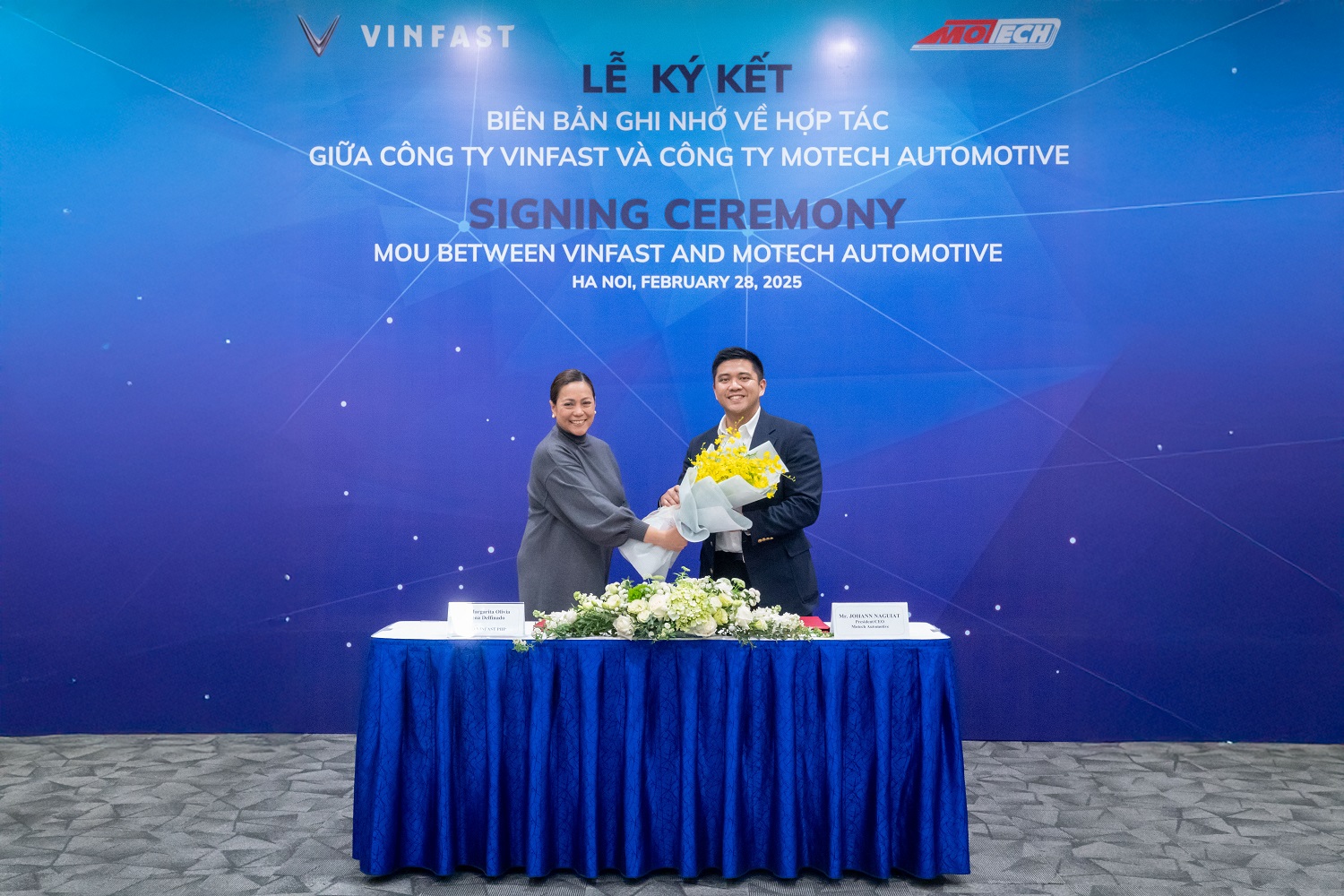 VinFast Signs Mou With Motech to Expand Service Workshop Network in the Philippines