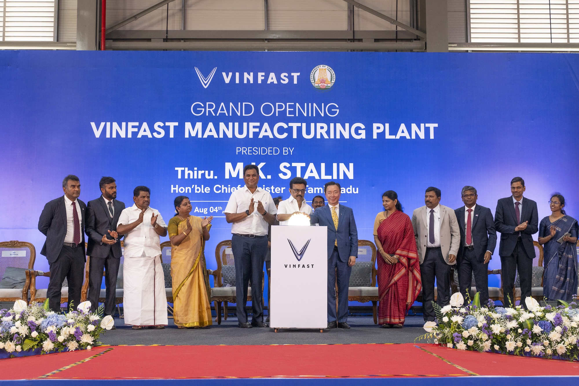 VinFast Inaugurates Electric Vehicle Assembly Plant in Tamil Nadu, India
