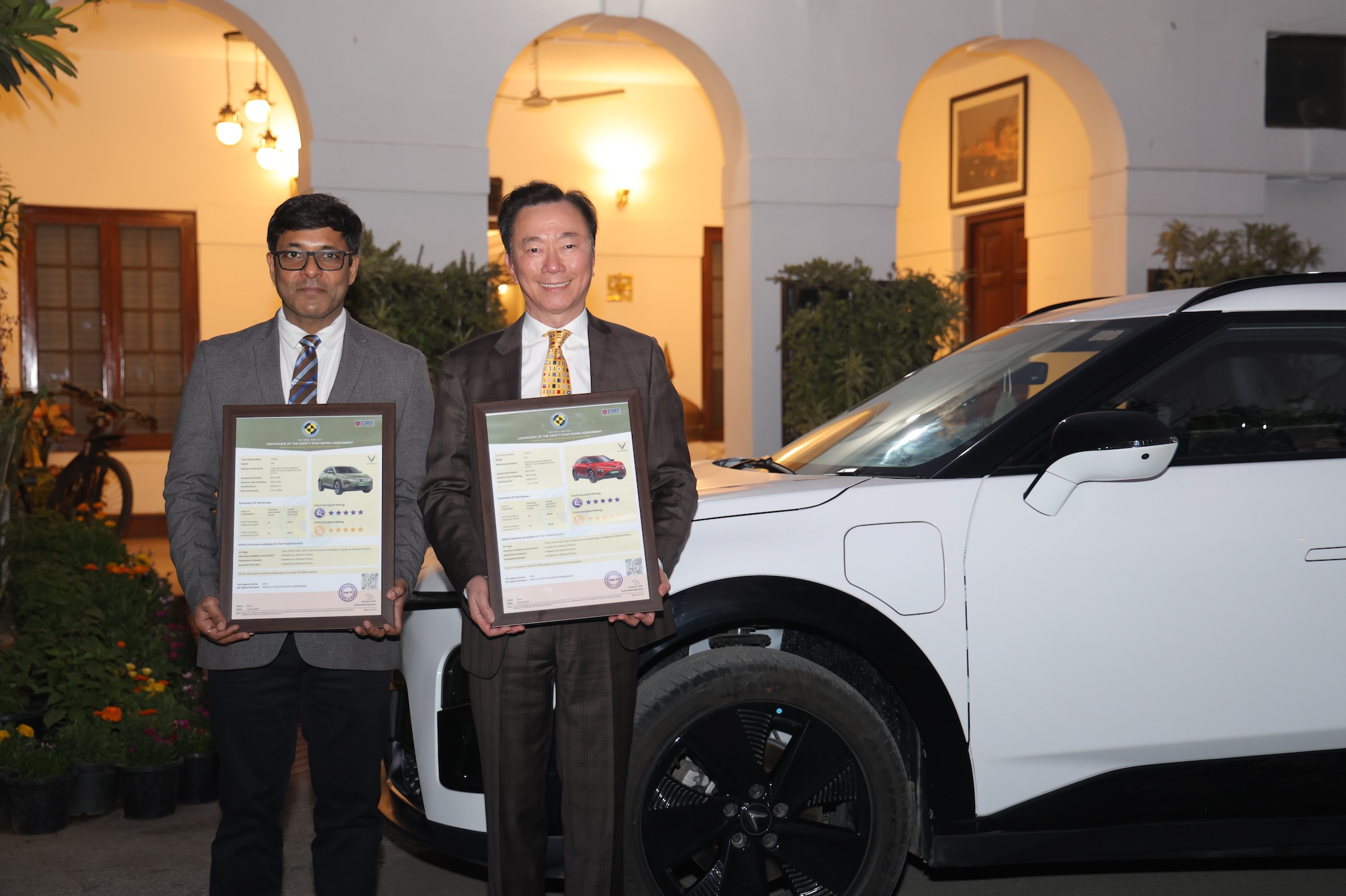VinFast VF 6 and VF 7 Achieve 5-star Safety Certification From India's Bharat NCAP